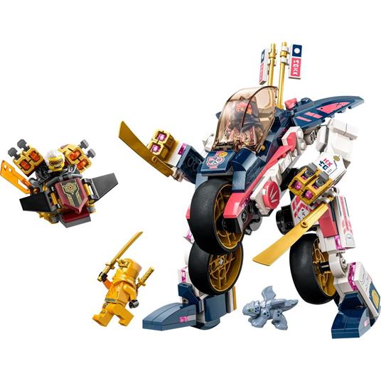 LEGO NINJAGO 71792 Moto-Mech Transformer di Sora, Set Giochi 2in1 con Action Figure Mech Trasformabile in Moto Giocattolo - 8