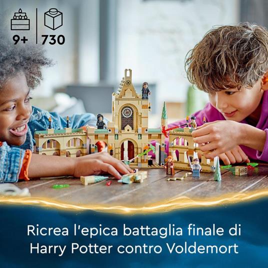 LEGO Harry Potter 76415 La battaglia di Hogwarts, Castello Giocattolo con  Minifigure di Bellatrix Lestrange e Voldemort - LEGO - Harry Potter - TV &  Movies - Giocattoli