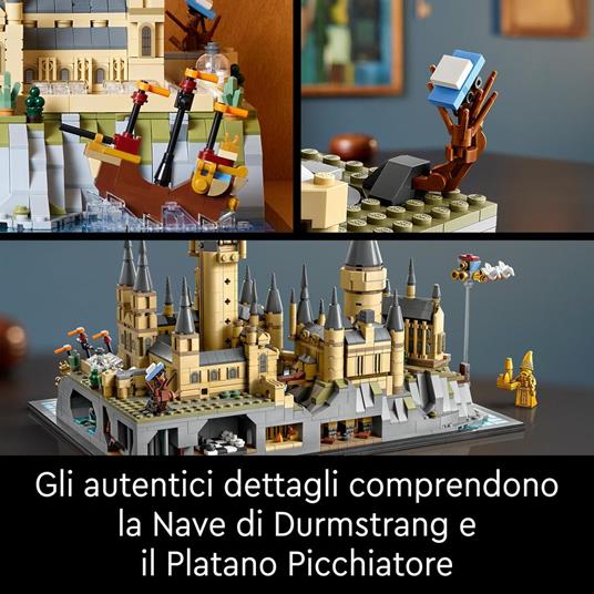 LEGO 76419 Harry Potter Castello e Parco di Hogwarts, Kit di Modellismo da  Esposizione per Fan e Adulti, Set con Luoghi Iconici: Torre  dell'Astronomia, Sala Grande, Camera dei Segreti e altro 