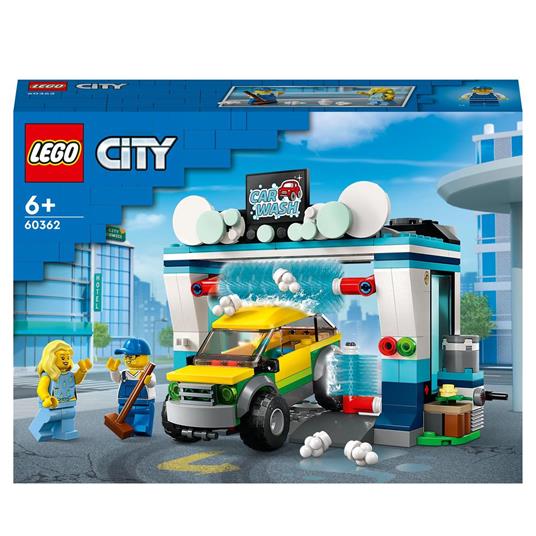 LEGO City 60362 Autolavaggio, Gioco per Bambini 6+ Anni con