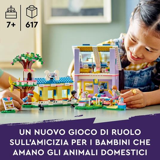 LEGO Friends 41727 Centro di Soccorso per Cani, Set Giochi da Veterinario  per Bambini dai 7 anni in su con Animali Giocattolo - LEGO - LEGO Friends -  Animali - Giocattoli