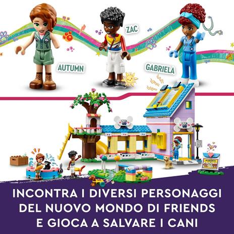 LEGO Friends 41727 Centro di Soccorso per Cani, Set Giochi da Veterinario per Bambini dai 7 anni in su con Animali Giocattolo - 4