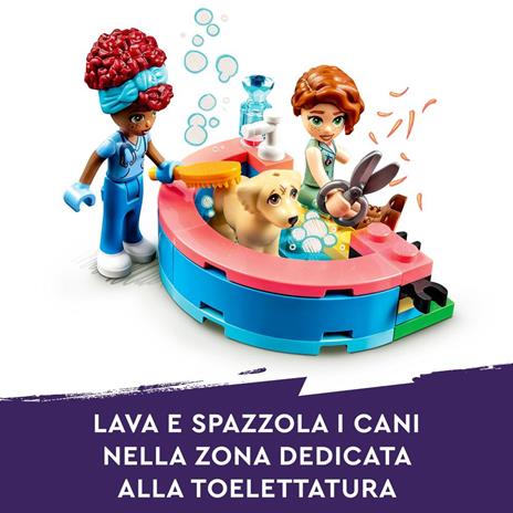 LEGO Friends 41727 Centro di Soccorso per Cani, Set Giochi da Veterinario per Bambini dai 7 anni in su con Animali Giocattolo - 8