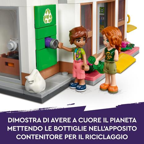 LEGO Friends 41729 Negozio di Alimentari Biologici, Supermercato Giocattolo per Bambini, Set con Camion e 4 Mini Bamboline - 10