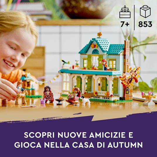 LEGO Friends 41730 La Casa di Autumn, Set Casa delle Bambole con Accessori,  Animali Domestici e Mini Bambolina Mia - LEGO - LEGO Friends - Edifici e  architettura - Giocattoli | IBS