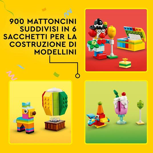 Contenitore LEGO Mini Box 4 Giallo - LEGO - Set mattoncini - Giocattoli