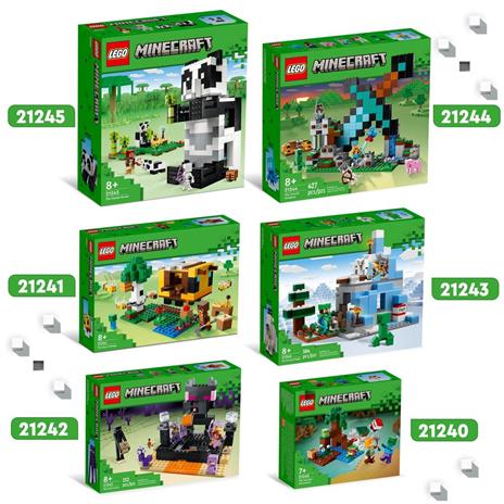 LEGO Minecraft 21240 Avventura nella Palude, Modellino da Costruire con Personaggi di Alex e Zombie, Giochi per Bambini - 6