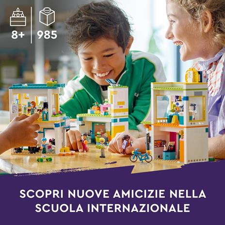 LEGO Friends 41731 La Scuola Internazionale di Heartlake City, Giochi per Bambine e Bambini con 5 Mini Bamboline, Idea Regalo - 3