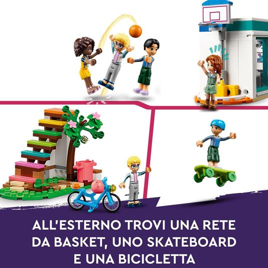 LEGO Friends 41731 La Scuola Internazionale di Heartlake City, Giochi per  Bambine e Bambini con 5 Mini Bamboline, Idea Regalo - LEGO - LEGO Friends -  Edifici e architettura - Giocattoli