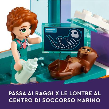 LEGO Friends 41736 Centro di Soccorso Marino, Set Veterinario Giocattolo per la Cura degli Animali, Giochi per Bambini 7+ - 5