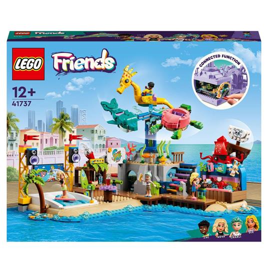 LEGO Friends 41737 Parco dei Divertimenti Marino, Luna Park con Elementi  Technic, Giostra con Animali, Giochi per Bambini 12+ - LEGO - Friends -  Edifici e architettura - Giocattoli | IBS