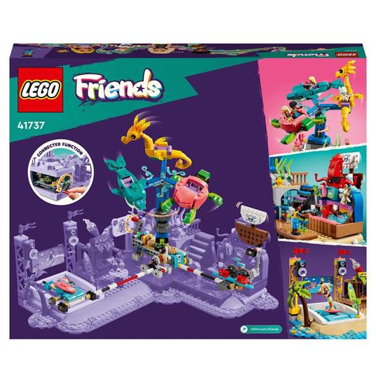 LEGO Friends 41737 Parco dei Divertimenti Marino, Luna Park con Elementi  Technic, Giostra con Animali, Giochi per Bambini 12+ - LEGO - Friends -  Edifici e architettura - Giocattoli