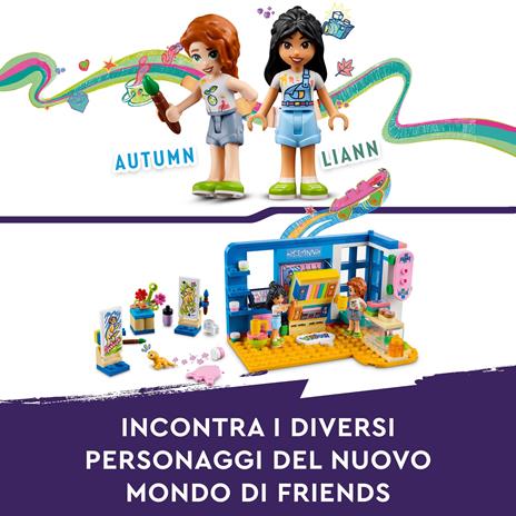 LEGO Friends 41739 La cameretta di Liann, Camera da Letto a Tema Artistico con Mini Bambolina Autumn, Giochi per Bambini 6+ - 3