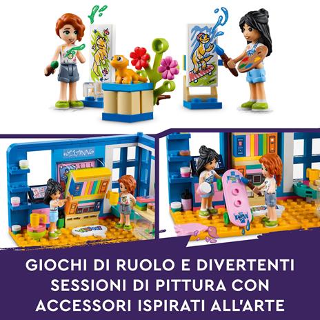 LEGO Friends 41739 La cameretta di Liann, Camera da Letto a Tema Artistico con Mini Bambolina Autumn, Giochi per Bambini 6+ - 4