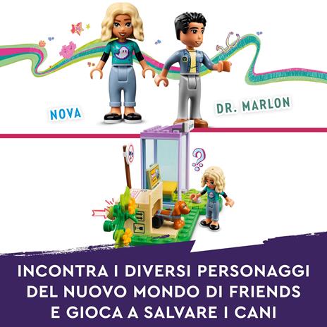 LEGO Friends 41741 Furgone di Soccorso dei Cani con Animale Giocattolo, Giochi per Bambine e Bambini 6+ Anni, Idea Regalo - 3