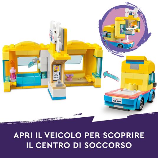 LEGO Friends 41741 Furgone di Soccorso dei Cani con Animale Giocattolo, Giochi per Bambine e Bambini 6+ Anni, Idea Regalo - 4