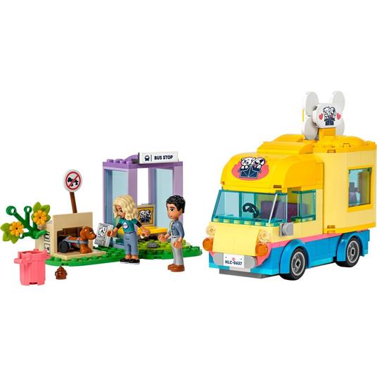 LEGO Friends 41741 Furgone di Soccorso dei Cani con Animale Giocattolo, Giochi per Bambine e Bambini 6+ Anni, Idea Regalo - 7