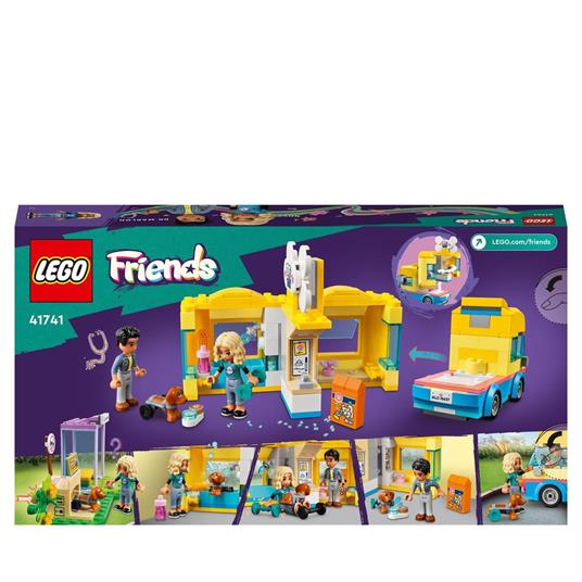 LEGO Friends 41741 Furgone di Soccorso dei Cani con Animale Giocattolo, Giochi per Bambine e Bambini 6+ Anni, Idea Regalo - 8