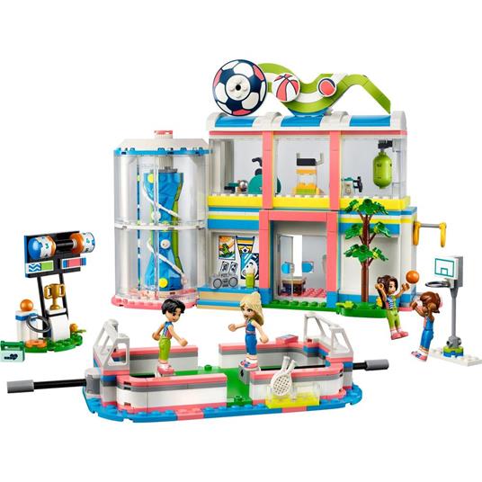 LEGO Friends 41744 Centro Sportivo, Gioco del Calcio, Basket, Tennis, Parete da Arrampicata e 4 Mini Bamboline per Bambini 8+ - 7