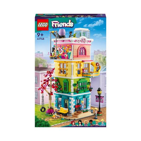 LEGO Friends 41748 Centro Comunitario di Heartlake City, Modular Building  con Studio d'Arte e di Registrazione, Sala Giochi