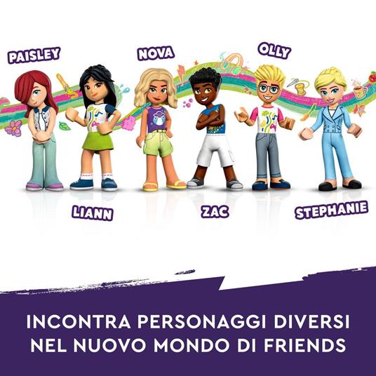 LEGO Friends 41732 Negozio di Design e Fioraio del Centro, Modellino da  Costruire Personalizzabile con 9 Personaggi - LEGO - LEGO Friends - Edifici  e architettura - Giocattoli