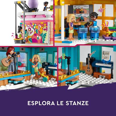 LEGO Friends 41748 Centro Comunitario di Heartlake City, Modular Building con Studio d'Arte e di Registrazione, Sala Giochi - 5