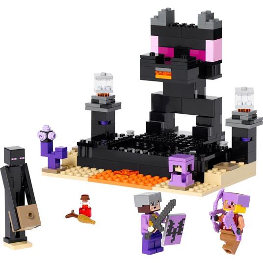 LEGO Minecraft 21242 The End Arena Playset da Battaglia con Lava Ender Drago Giocattolo e Enderman Giochi per Bambini 8+ - 7