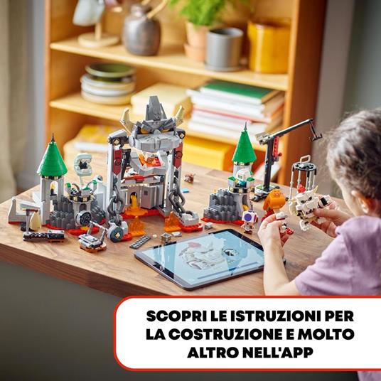 LEGO Super Mario Battaglia Finale al Castello di Bowser - Pack di  Espansione, Giocattolo, Set di Costruzioni, 71369, 8 - 99 anni : :  Giochi e giocattoli