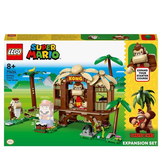 LEGO Super Mario 71424 Pack di Espansione Casa sull'Albero di Donkey Kong,  Giochi per Bambini e Bambine 8+ con 2 Personaggi