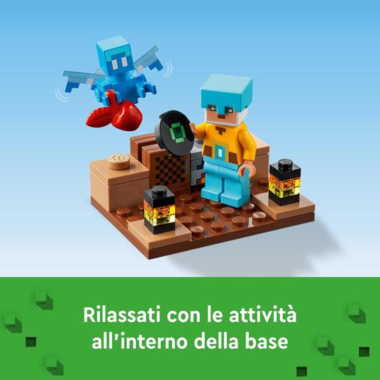 LEGO Minecraft 21244 L'Avamposto della Spada Giocattolo da Costruire con Creeper, Soldato e Scheletro, Giochi per Bambini - 7