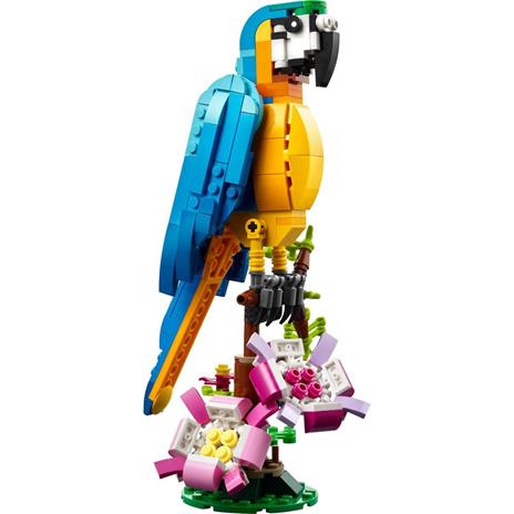 LEGO Creator 31136 Pappagallo Esotico, Set 3 in 1 con Pesce e Rana, Animali Giocattolo, Giochi Creativi per Bambini da 7 Anni - 7