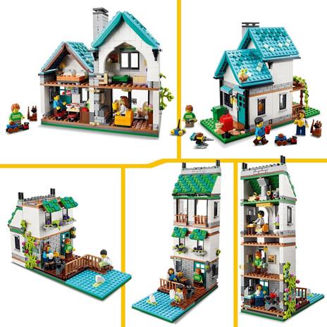 LEGO Creator 31139 Casa Accogliente, Modellino da Costruire di Case Giocattolo 3 in 1, Idea Regalo per Bambini - 4