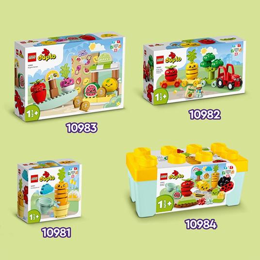 LEGO DUPLO My First 10981 Una Carota che Cresce, Gioco Impilabile, Giochi Educativi per Bambini da 1,5 a 3 Anni - 6