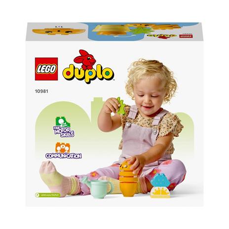 LEGO DUPLO My First 10981 Una Carota che Cresce, Gioco Impilabile, Giochi Educativi per Bambini da 1,5 a 3 Anni - 8