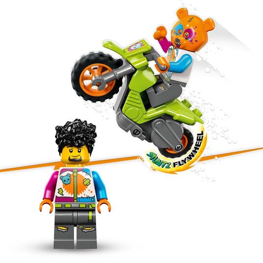 LEGO City Stuntz 60356 Stunt Bike Orso Moto Giocattolo Carica e Vai per Salti e Acrobazie Giochi per Bambini 5+ Idee Regalo - 5