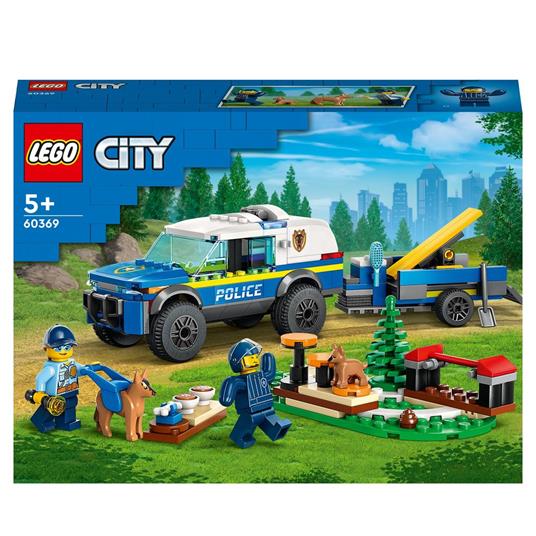 LEGO City 60369 Addestramento Cinofilo Mobile con SUV Macchina Polizia  Giocattolo e Rimorchio, 2 Animali, Giochi per Bambini - LEGO - City Police  - Mestieri - Giocattoli | IBS
