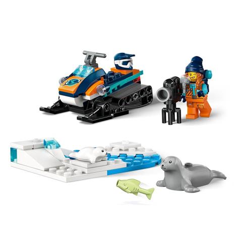 LEGO City 60376 Gatto delle Nevi Artico, Gioco per Bambini 5+ Anni, Costruzioni con Veicolo, Foche e Minifigure, Idea Regalo - 4