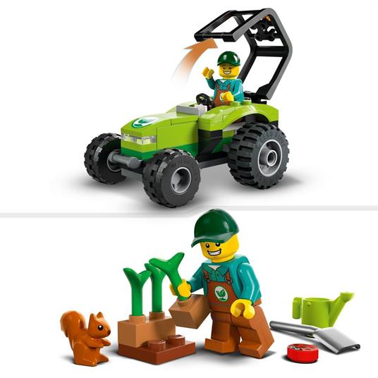 LEGO City 60390 Trattore del Parco con Rimorchio Giocattolo, Giochi per  Bambini con Minifigure e Animali, Idea Regalo - LEGO - City Great Vehicles  - Mezzi pesanti - Giocattoli