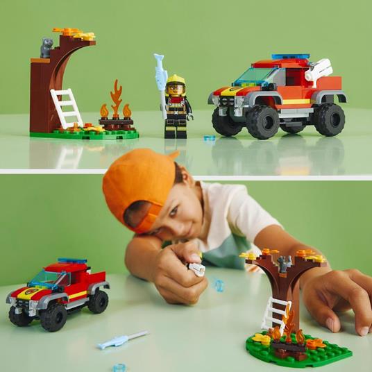 Lego city 60382 furgoncino di soccorso del veterinario con