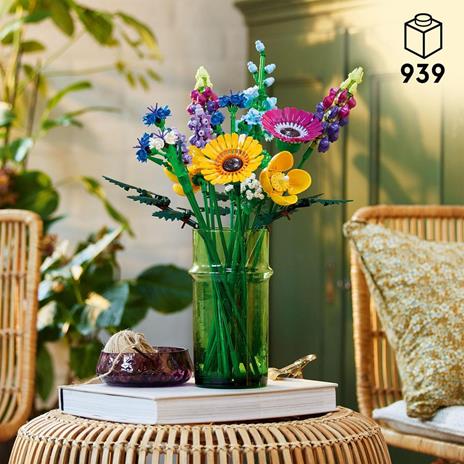 Lego 10313 Icons Bouquet Fiori Selvatici Finti con Papaveri e Lavanda  Artificiali, Hobby Creativo per Adulti, Botanical Collection – Giochi e  Prodotti per l'Età Evolutiva