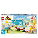 LEGO DUPLO Classic Deluxe Contenitore di Mattoncini Grande con Macchina  Giocattolo, 2 Personaggi e 1 Cane, Giochi Educativi per Bambini e Bambine