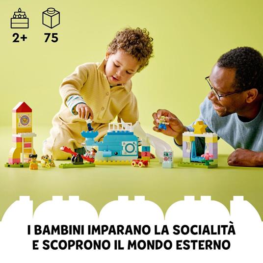 LEGO DUPLO 10991 Il Parco Giochi dei Sogni, Giochi per Bambini 2+ Anni con  Balena e Razzo da Costruire con i Mattoncini - LEGO - Duplo - Edifici e  architettura - Giocattoli