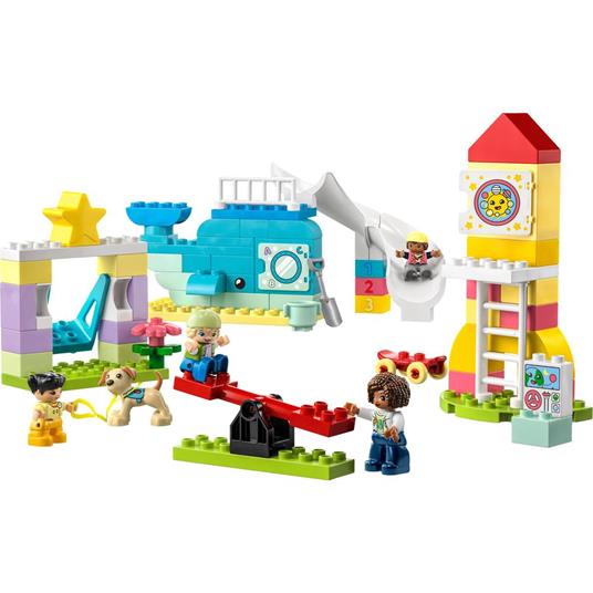 SCATOLA LEGO DUPLO BULDOZER CANTIERE MATTONCINI PER COSTRUZIONI 2+