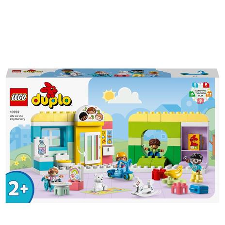 LEGO DUPLO 10992 Divertimento allAsilo Nido, Gioco Educativo per Bambini dai 2 Anni con Mattoncini, Costruzioni e 4 Figure