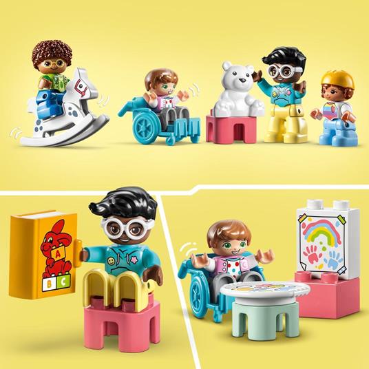 LEGO DUPLO 10992 Divertimento allAsilo Nido, Gioco Educativo per Bambini dai 2 Anni con Mattoncini, Costruzioni e 4 Figure - 5