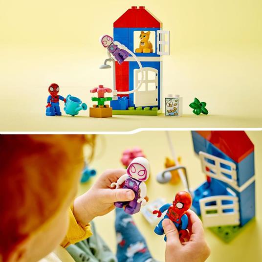 LEGO DUPLO Marvel 10995 La Casa di Spider-Man, Set di Giochi con Spidey e i Suoi Fantastici Amici, Idea Regalo Supereroi - 6