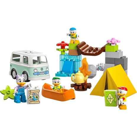 LEGO DUPLO Disney Topolino e i Suoi Amici 10997 Avventura in Campeggio con Camper Giocattolo e Paperina Giochi per Bambini 2+ - 7