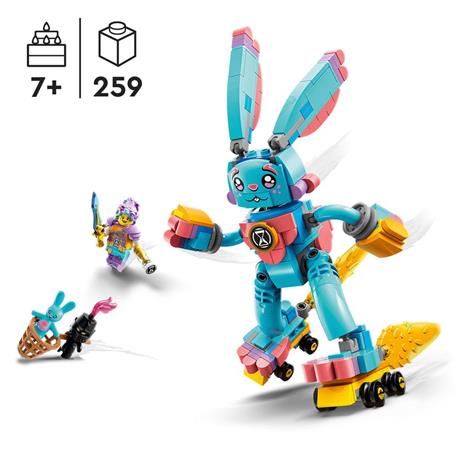 LEGO DREAMZzz 71453 Izzie e il Coniglio Bunchu, Figura di Animale Giocattolo da Costruire in 2 Modi Basato sullo Show TV - 3