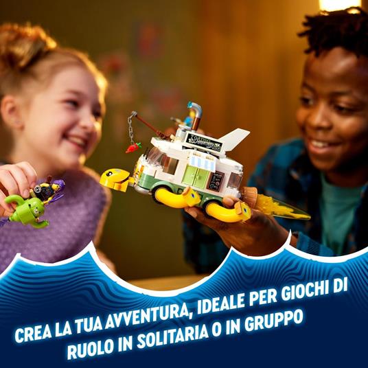 LEGO DREAMZzz 71456 Il Furgone Tartaruga della Signora Castillo, Camper Giocattolo Costruibile in 2 Modi con Figura di Z-Blob - 6