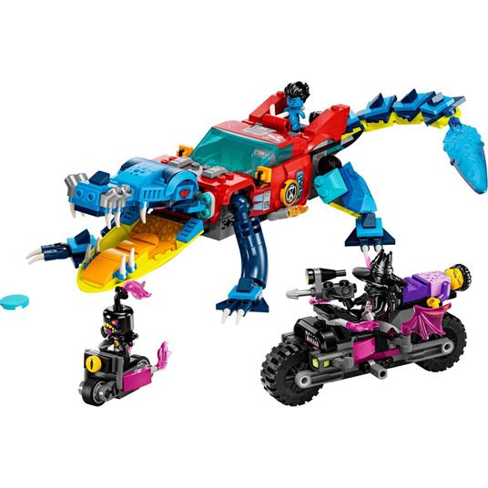 LEGO DREAMZzz 71458 Auto-Coccodrillo, Giocattolo 2in1 da Monster Truck a Macchina-Animale con Jayden e il Cacciatore Notturno - 7